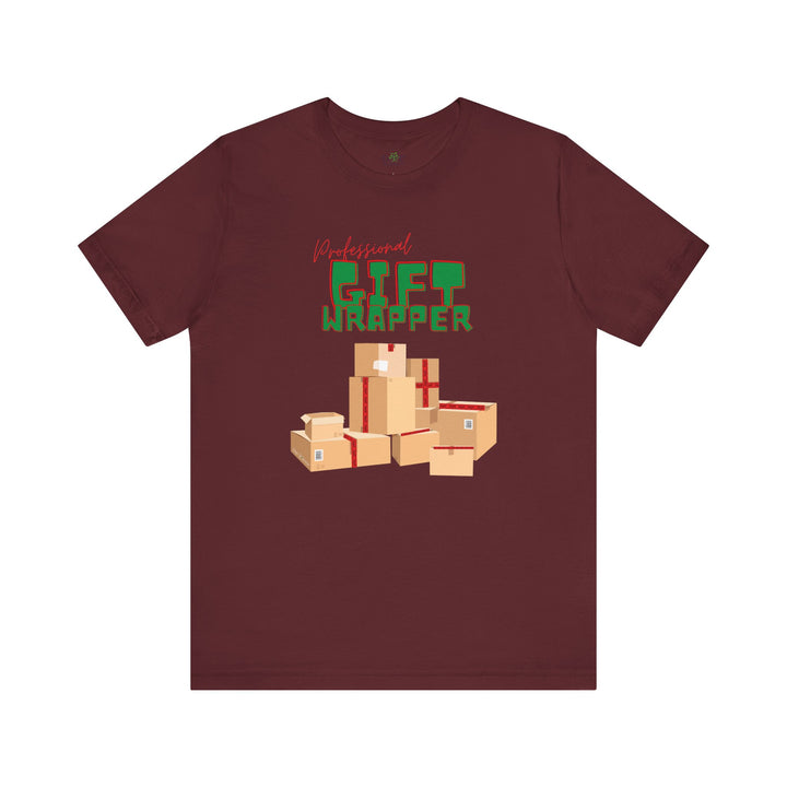 "Professional Gift Wrapper" Unisex Jersey Short Sleeve Tee