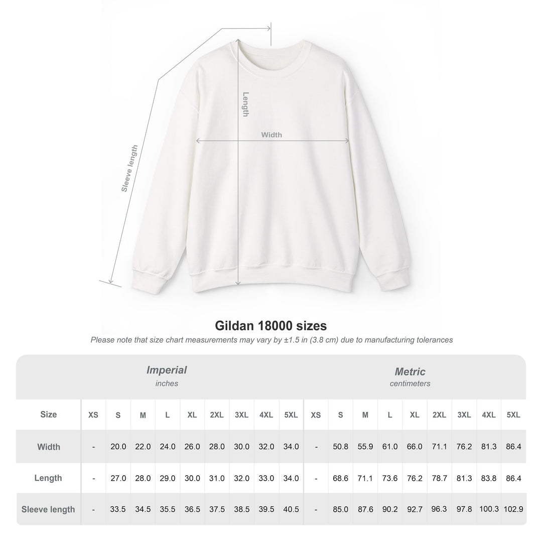 “Down Bad Crying at Court” Unisex Heavy Blend™ Crewneck Sweatshirt