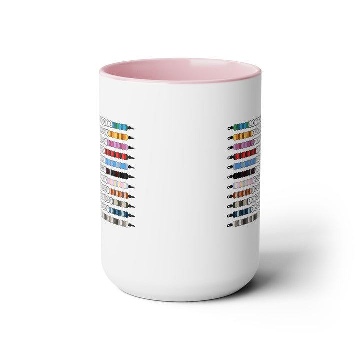 "Forensic Besties" Two-Tone Coffee Mug, 15oz