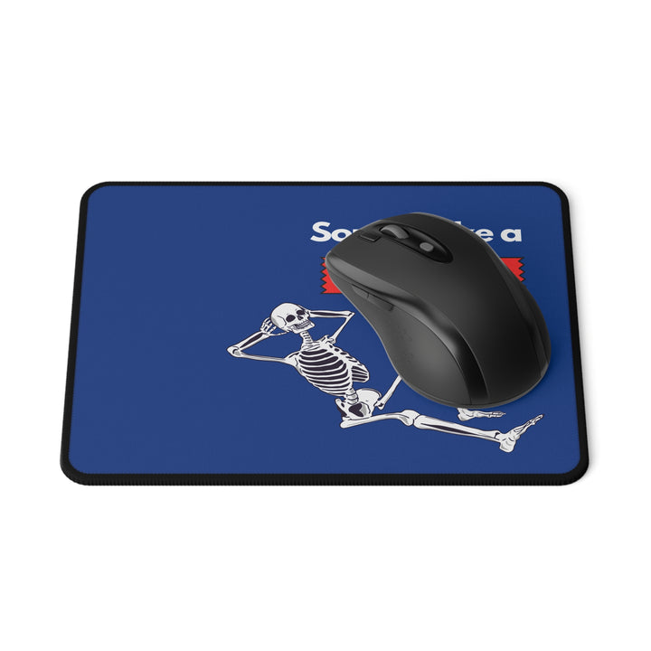 "Sounds Like a DAYSHIFT Problem" Non-Slip Mouse Pad (Blue)