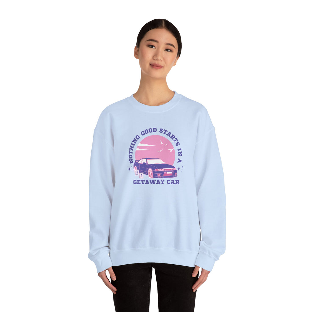 "Getaway Car" Unisex Heavy Blend™ Crewneck Sweatshirt
