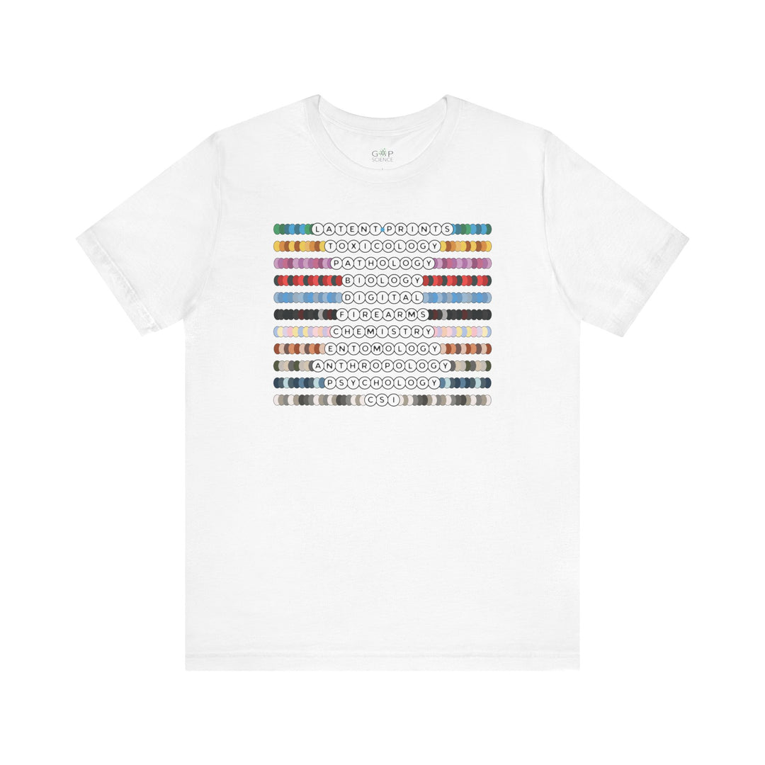 "Forensic Besties" Front Design Unisex Jersey Short Sleeve Tee