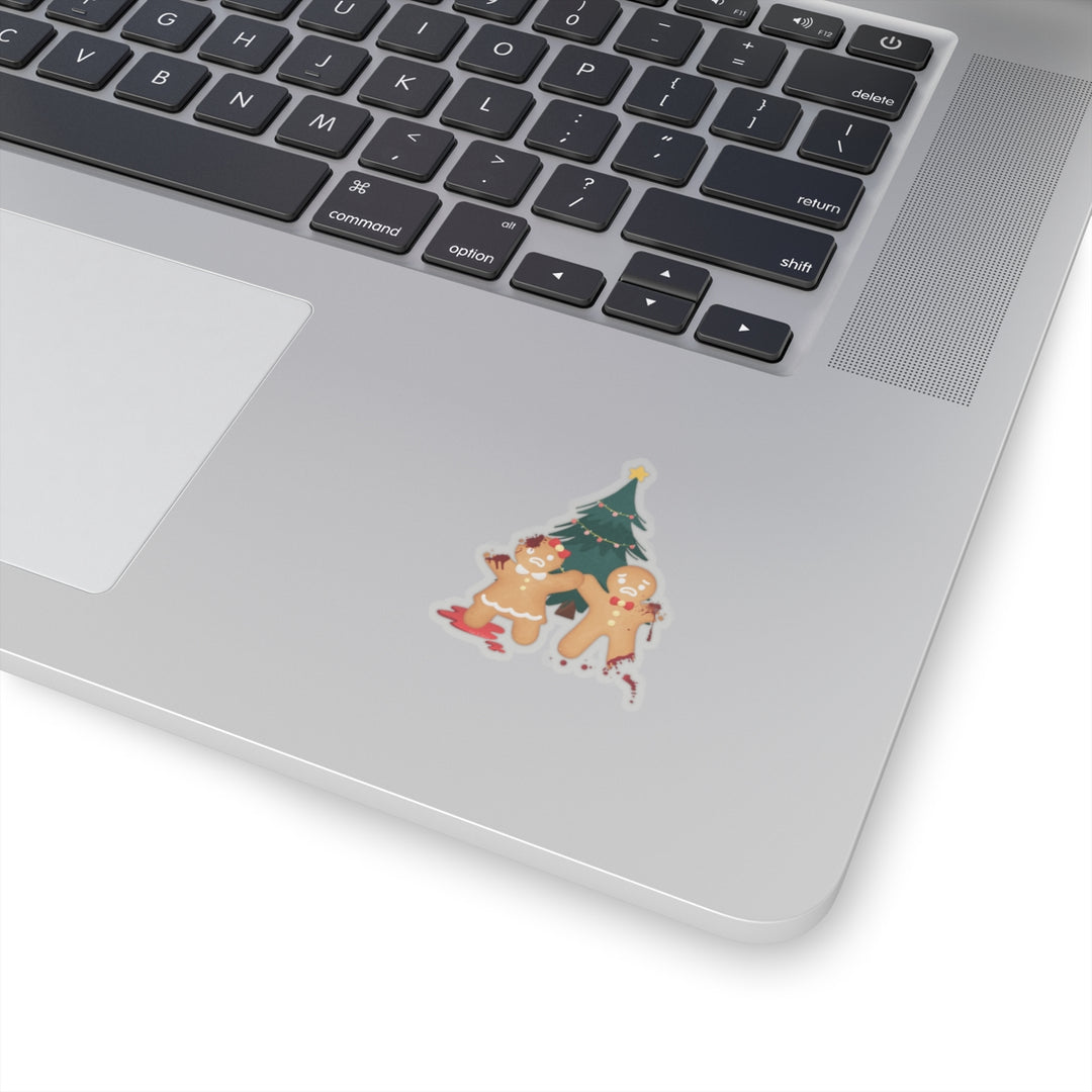 "Gingerbread Crime Scene" Vinyl Adhesive Sticker