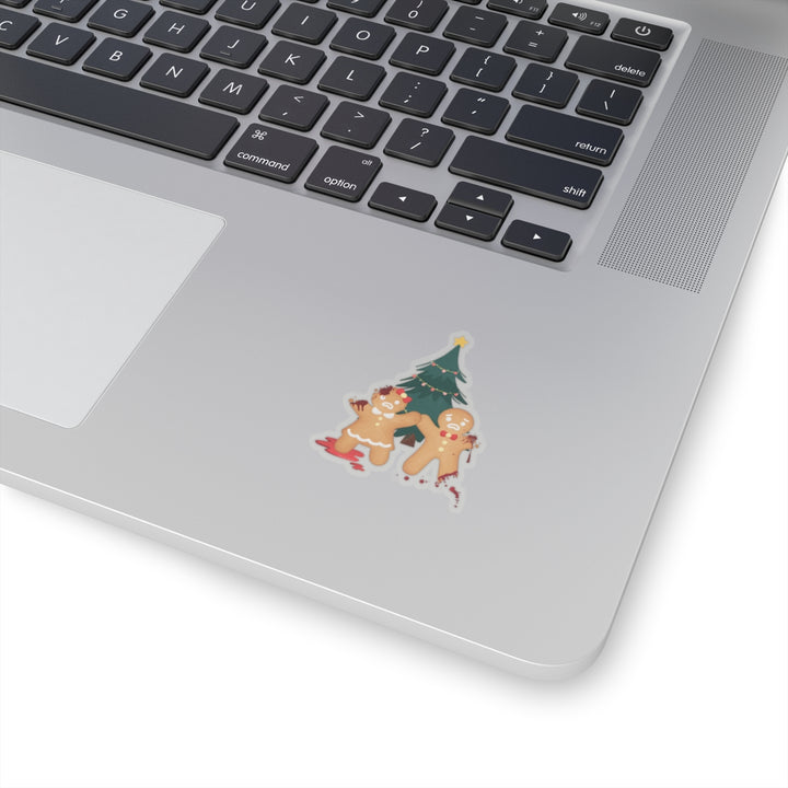 "Gingerbread Crime Scene" Vinyl Adhesive Sticker