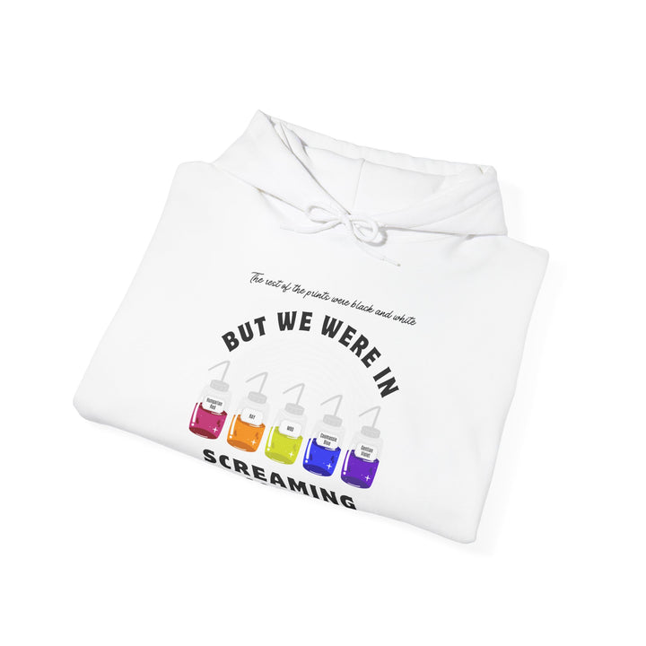 "Screaming Color" Forensic Latent Processing Reagents Unisex Heavy Blend™ Hooded Sweatshirt