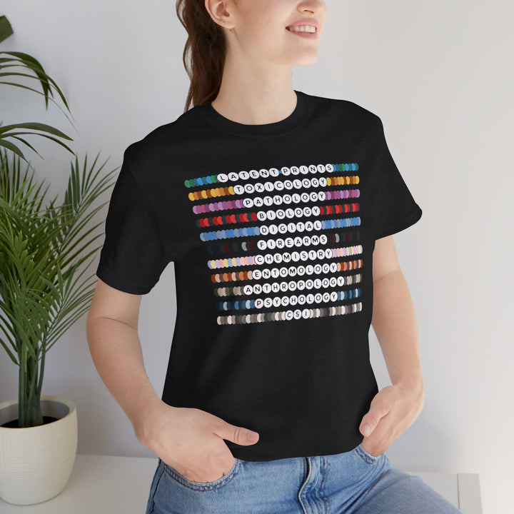 "Forensic Besties" Front Design Unisex Jersey Short Sleeve Tee