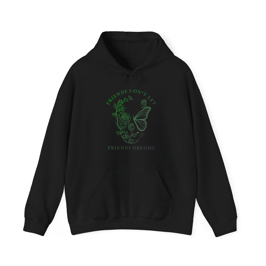 "Friends Don't Let Friends Decomp" Skull Unisex Heavy Blend™ Hooded Sweatshirt