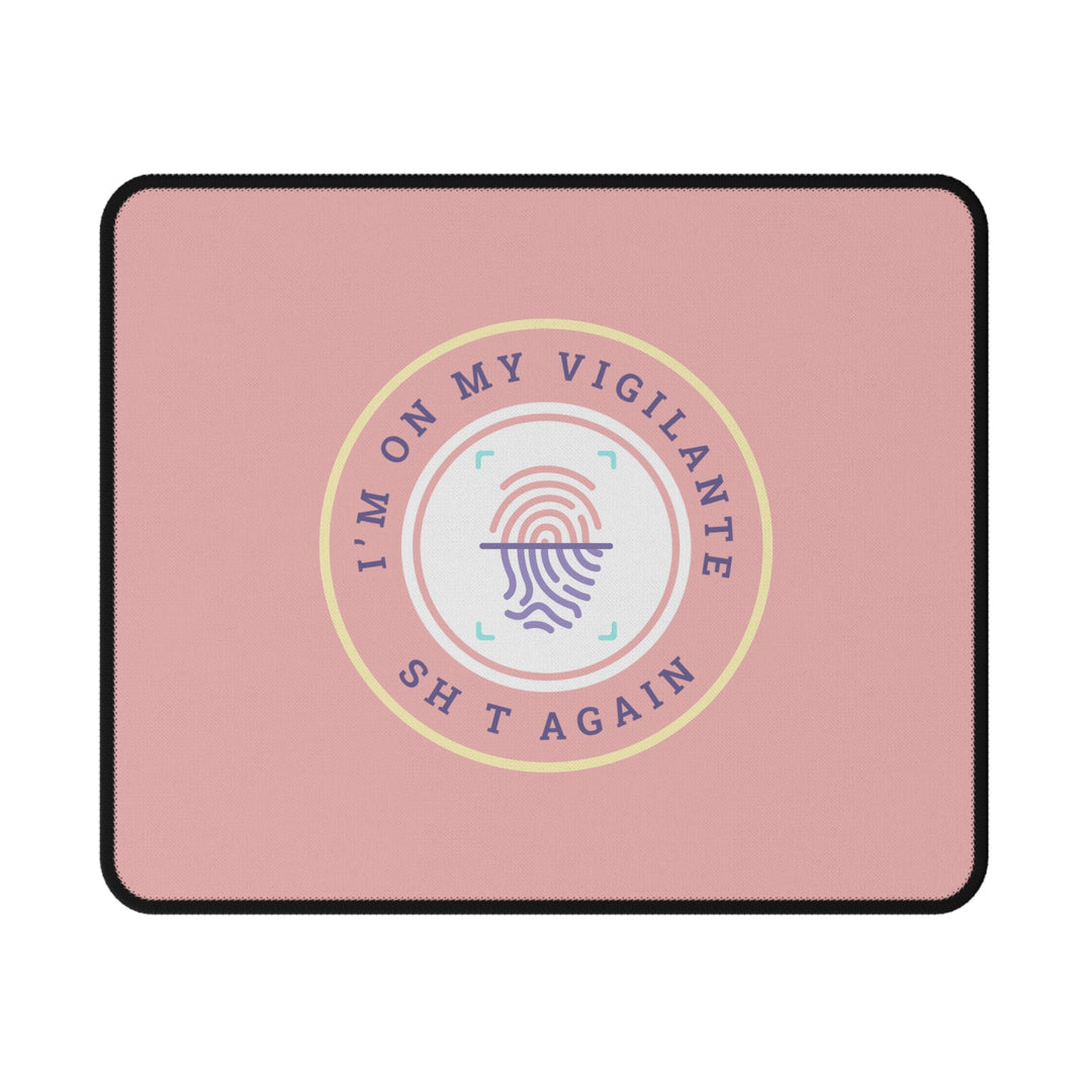 "Vigilante Latent Prints" Non-Slip Mouse Pad