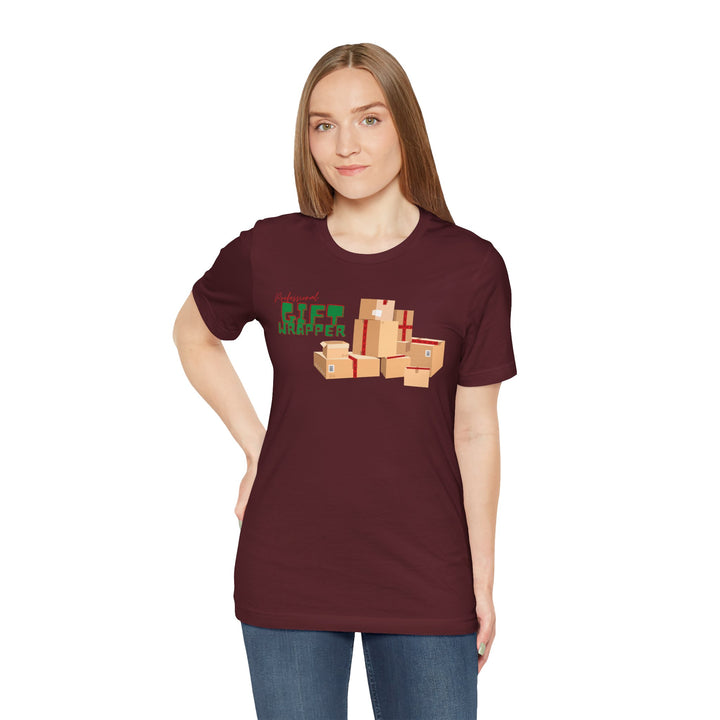 "Professional Gift Wrapper" Unisex Jersey Short Sleeve Tee
