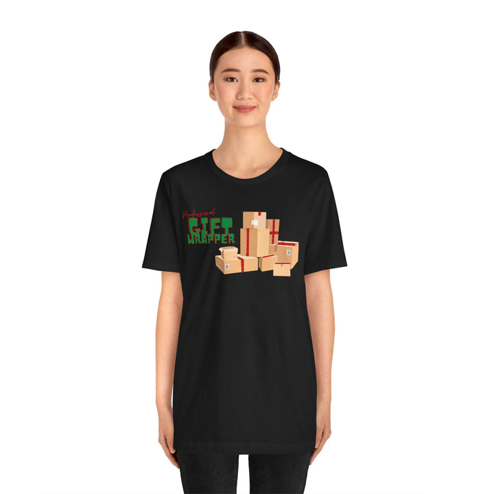 "Professional Gift Wrapper" Unisex Jersey Short Sleeve Tee