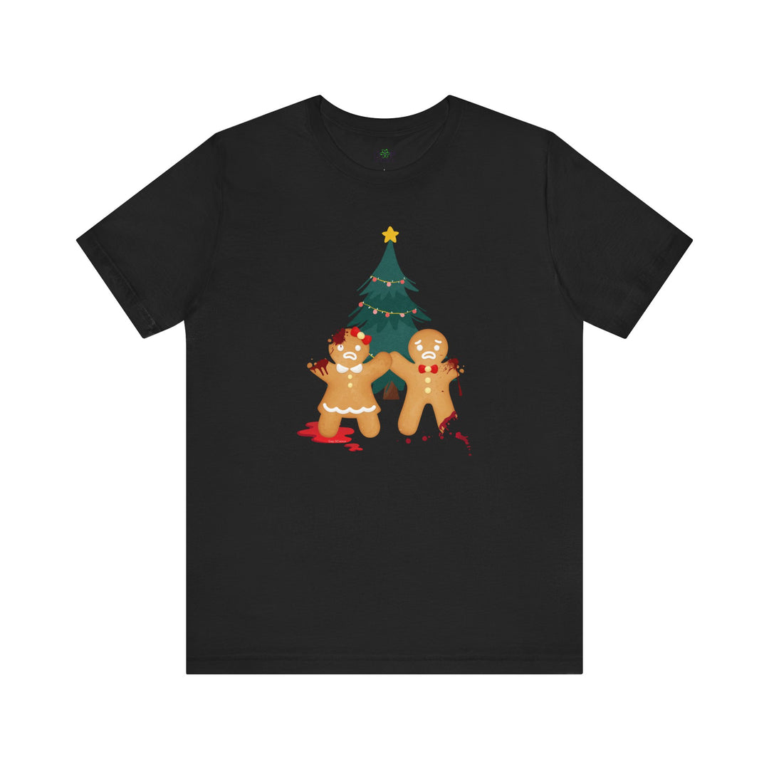 "Gingerbread Crime Scene" Unisex Jersey Short Sleeve Tee