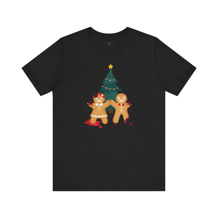 "Gingerbread Crime Scene" Unisex Jersey Short Sleeve Tee