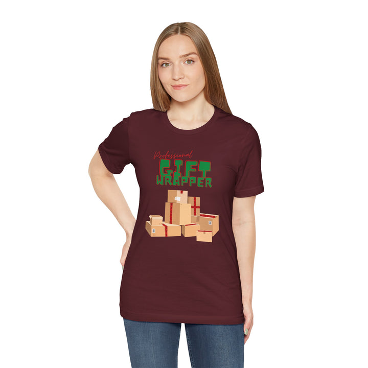 "Professional Gift Wrapper" Unisex Jersey Short Sleeve Tee