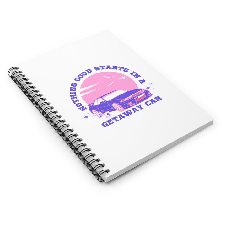 "Getaway Car" Spiral Notebook - Ruled Line