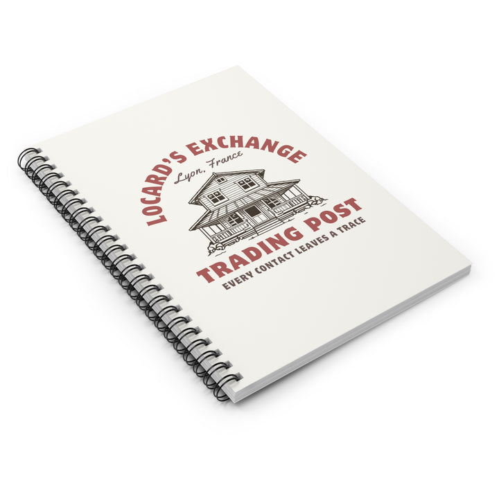 "Locard's Exchange Trading Post" Spiral Notebook - Ruled Line
