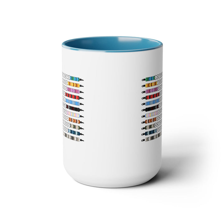 "Forensic Besties" Two-Tone Coffee Mug, 15oz