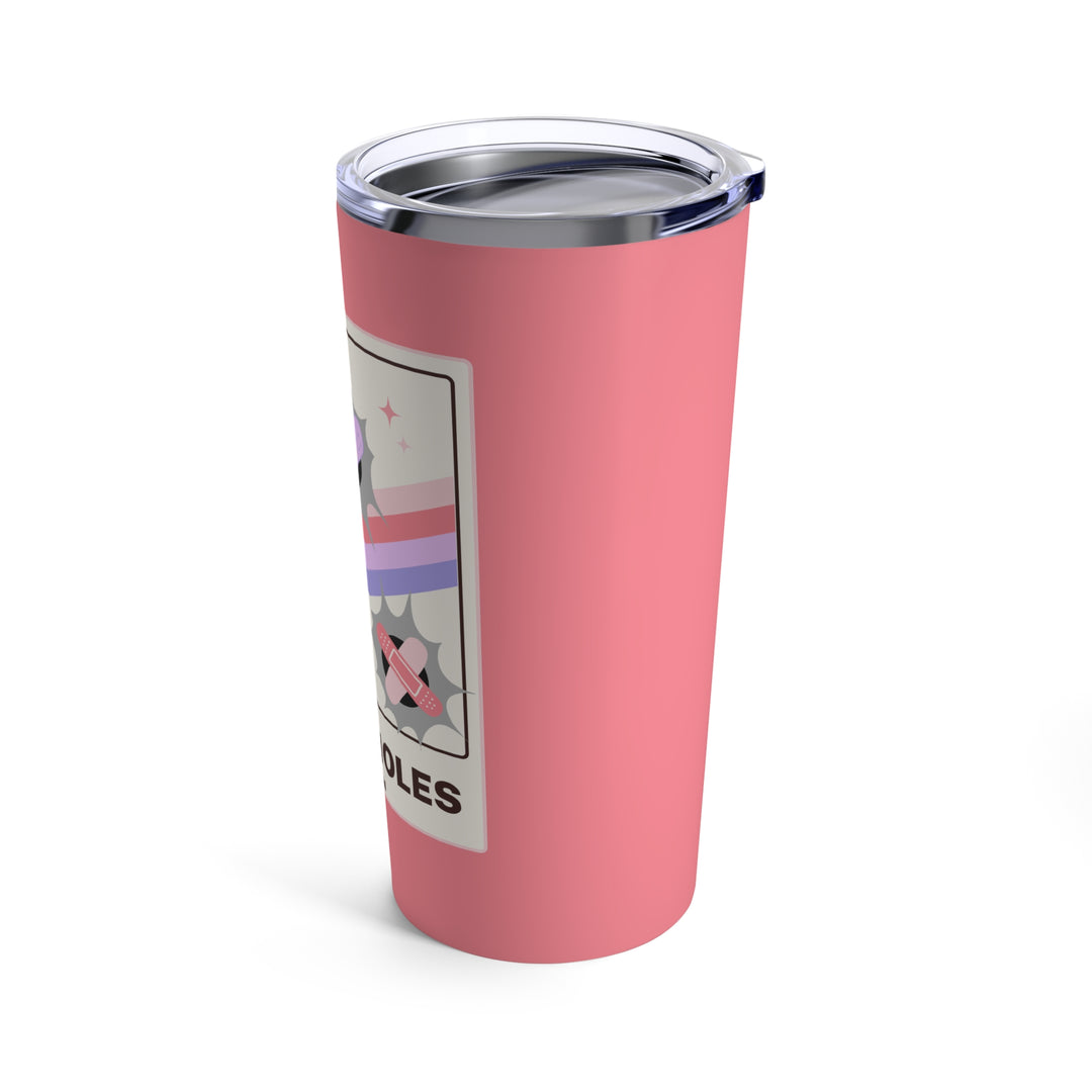 "Bullet Holes - Bandaids Don't Fix Them" Tumbler 20oz