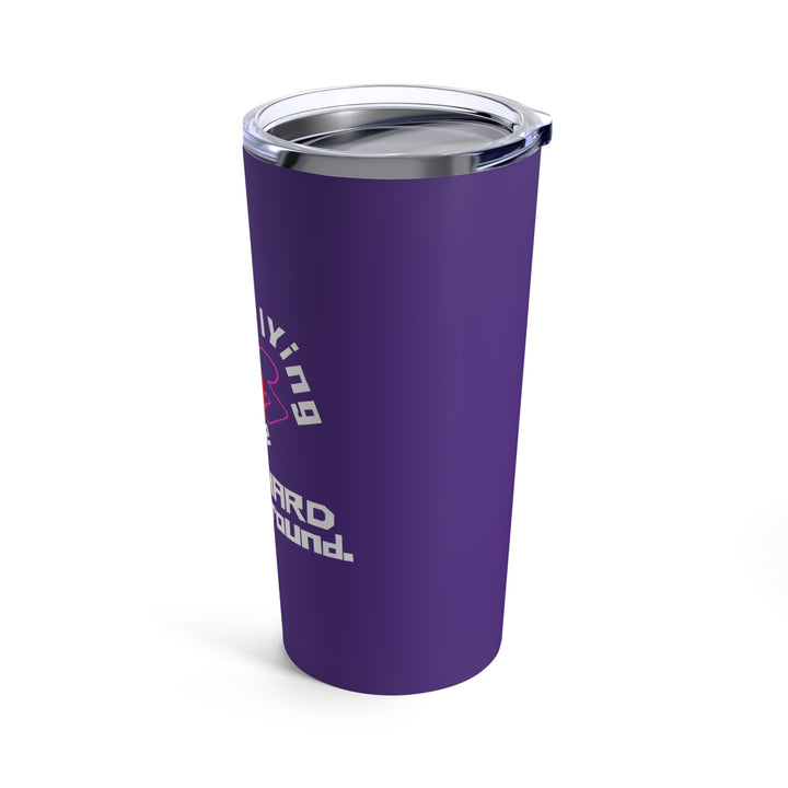 Chalk Outline "Lying on the Cold Hard Ground" Tumbler 20oz