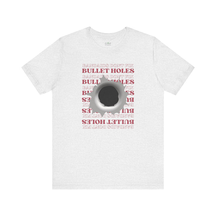"Bullet Hole" Unisex Jersey Short Sleeve Tee