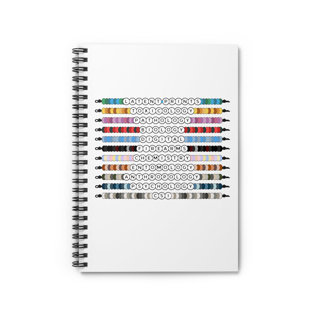 "Forensic Besties" Spiral Notebook - Ruled Line
