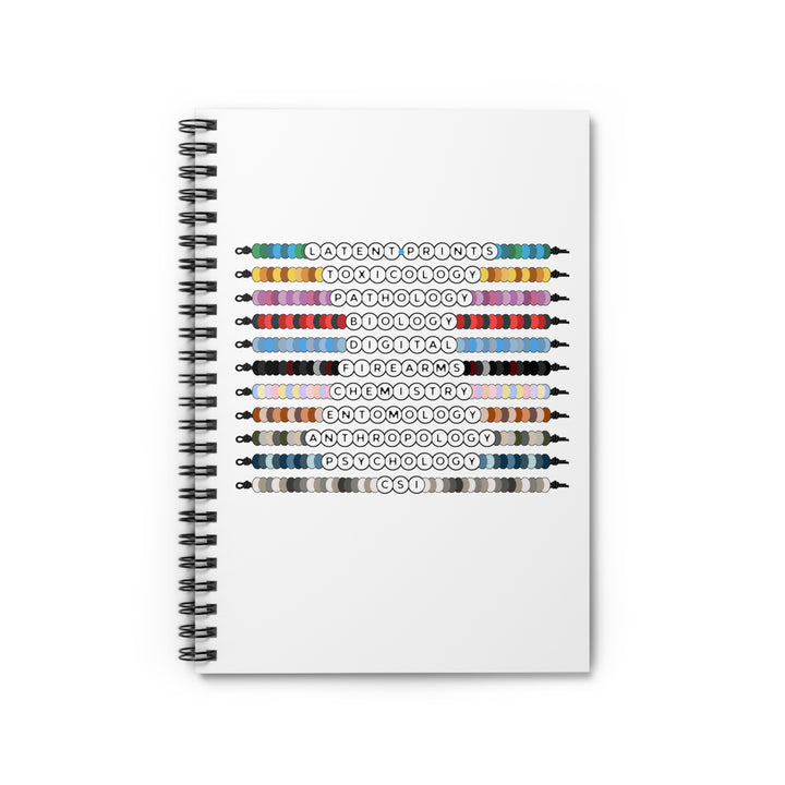 "Forensic Besties" Spiral Notebook - Ruled Line