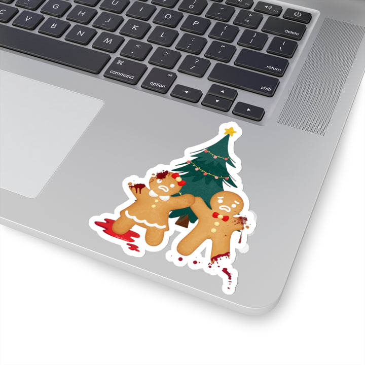 "Gingerbread Crime Scene" Vinyl Adhesive Sticker