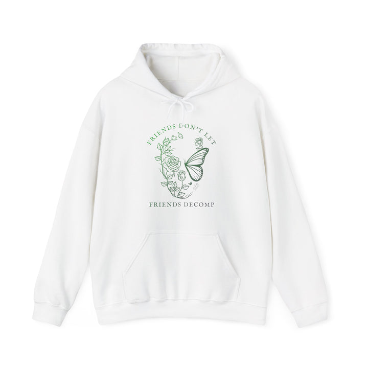 "Friends Don't Let Friends Decomp" Skull Unisex Heavy Blend™ Hooded Sweatshirt