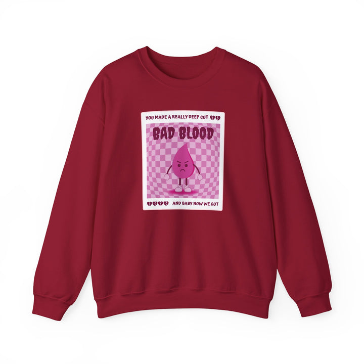 "Bad Blood" Unisex Heavy Blend™ Crewneck Sweatshirt