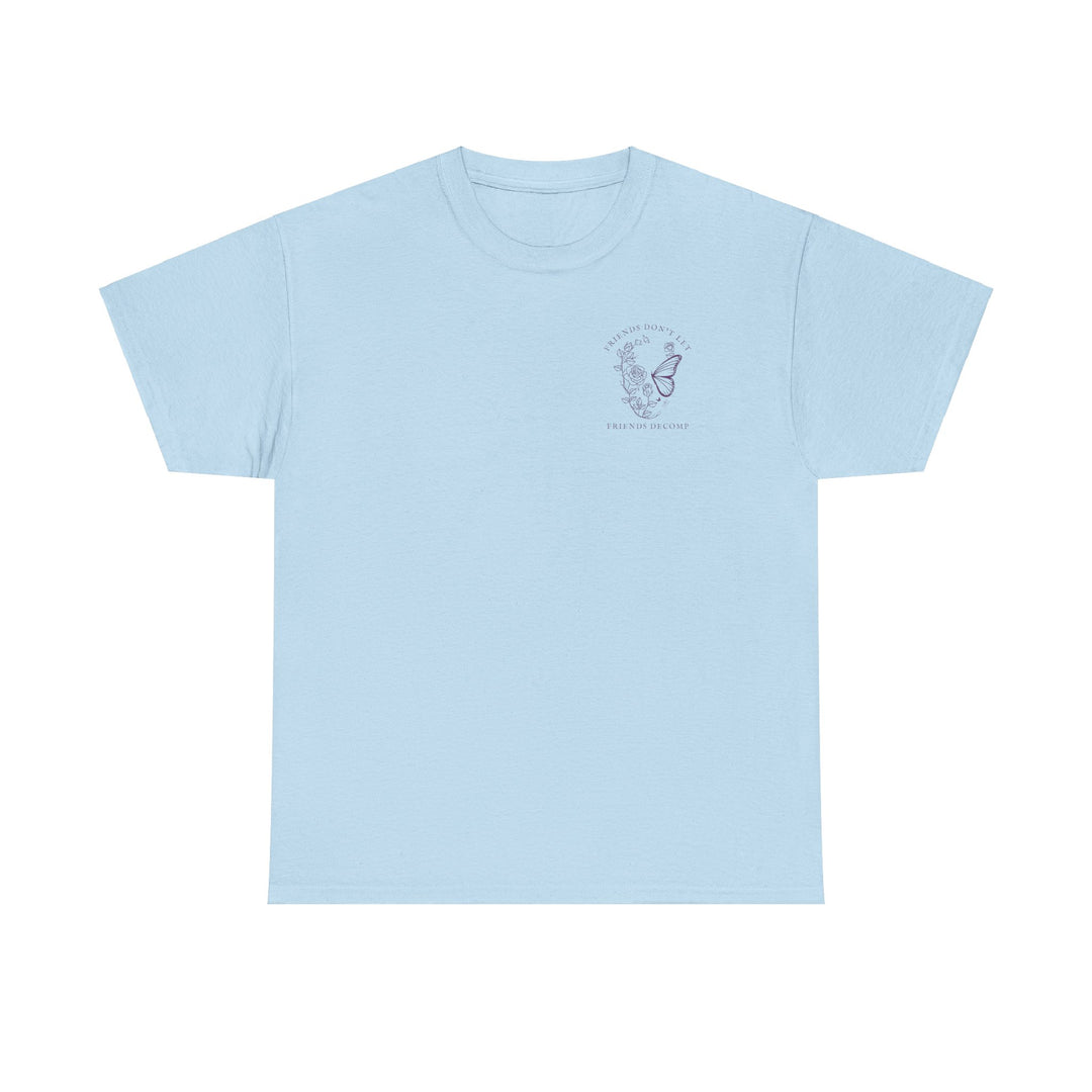 "Friends Don't Let Friends Decomp" Skull Unisex Heavy Cotton Tee