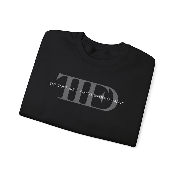 "The Tortured Forensics Department" Logo Unisex Heavy Blend™ Crewneck Sweatshirt