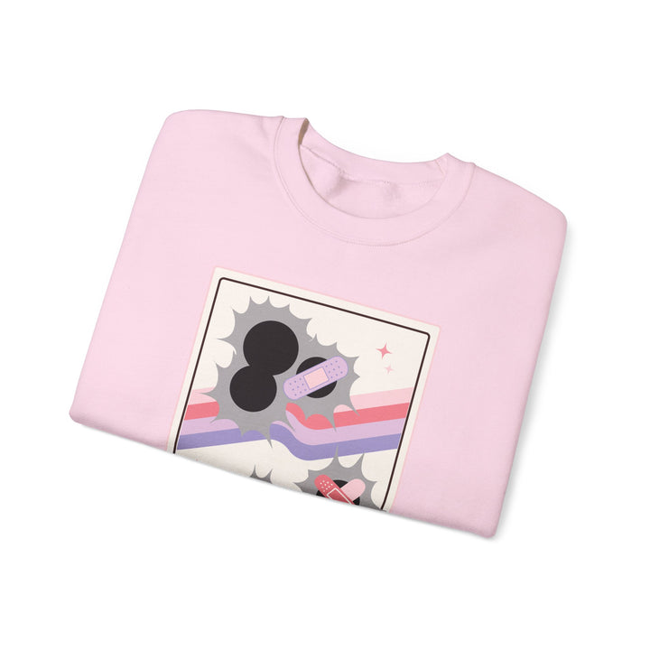 “Bullet Holes – Bandaids Don’t Fix Them” Unisex Heavy Blend™ Crewneck Sweatshirt