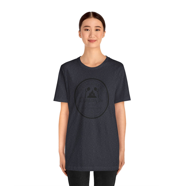 "When Life Gives You a Dumpster Fire, Roast Marshmallows" Unisex Jersey Short Sleeve Cotton Tee