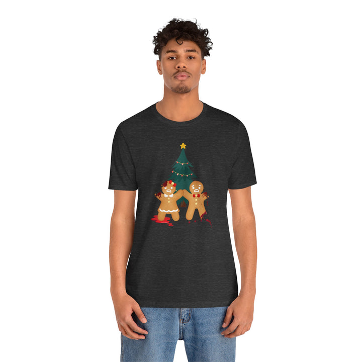 "Gingerbread Crime Scene" Unisex Jersey Short Sleeve Tee