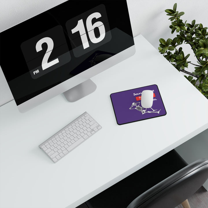 "Sounds Like a DAYSHIFT Problem" Non-Slip Mouse Pad (Purple)