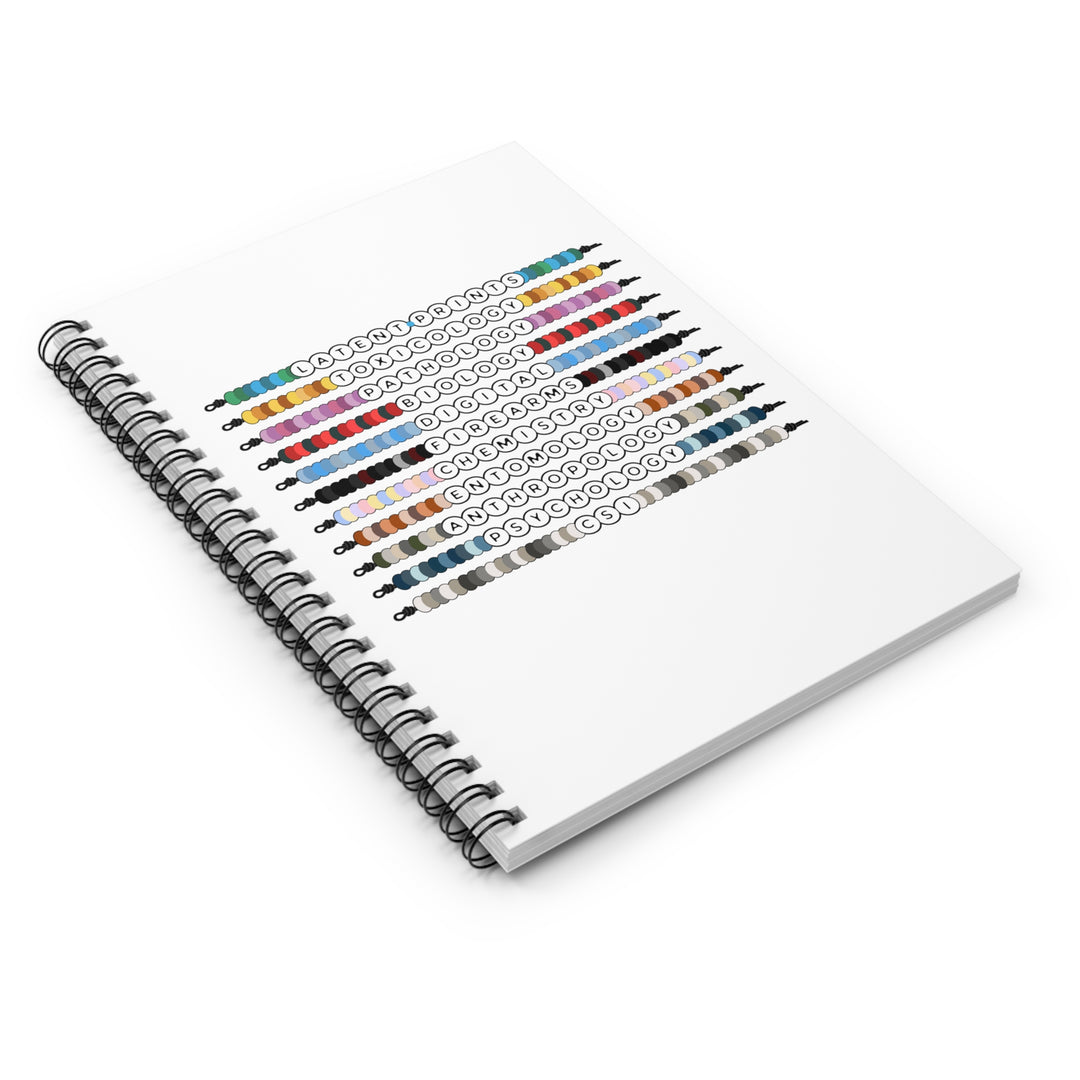"Forensic Besties" Spiral Notebook - Ruled Line