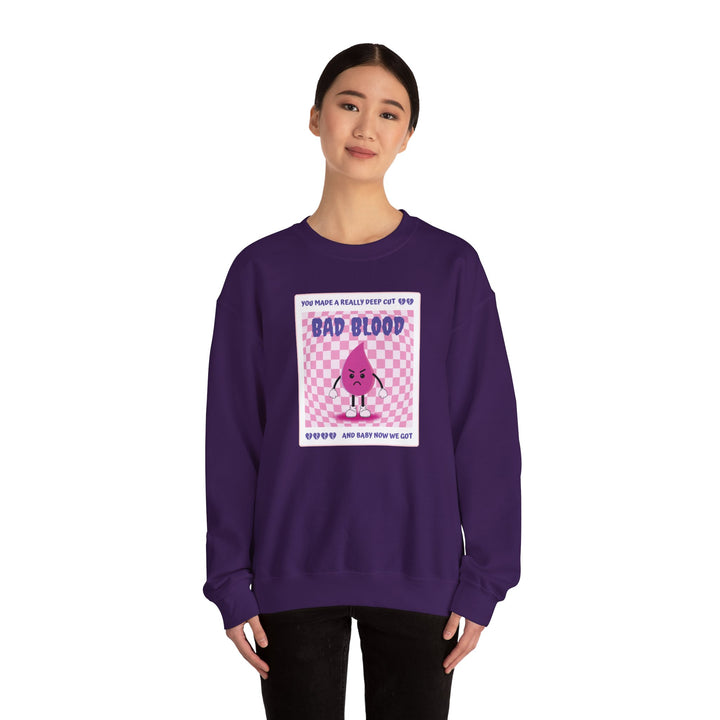 "Bad Blood" Unisex Heavy Blend™ Crewneck Sweatshirt