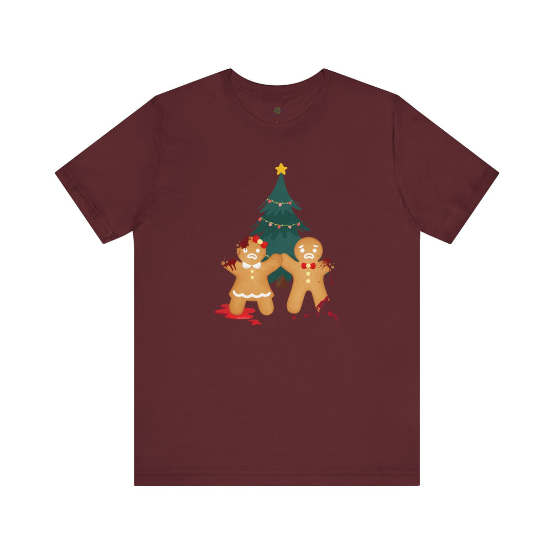 "Gingerbread Crime Scene" Unisex Jersey Short Sleeve Tee