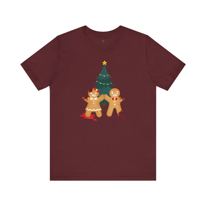 "Gingerbread Crime Scene" Unisex Jersey Short Sleeve Tee