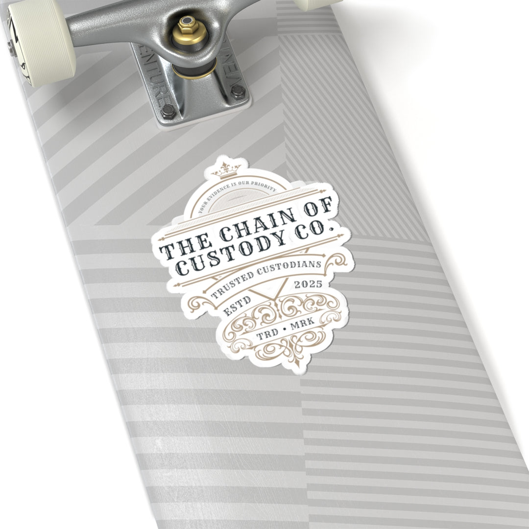 Chain of Custody Co. Vinyl Adhesive Sticker