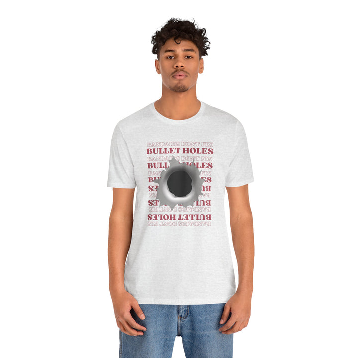 "Bullet Hole" Unisex Jersey Short Sleeve Tee
