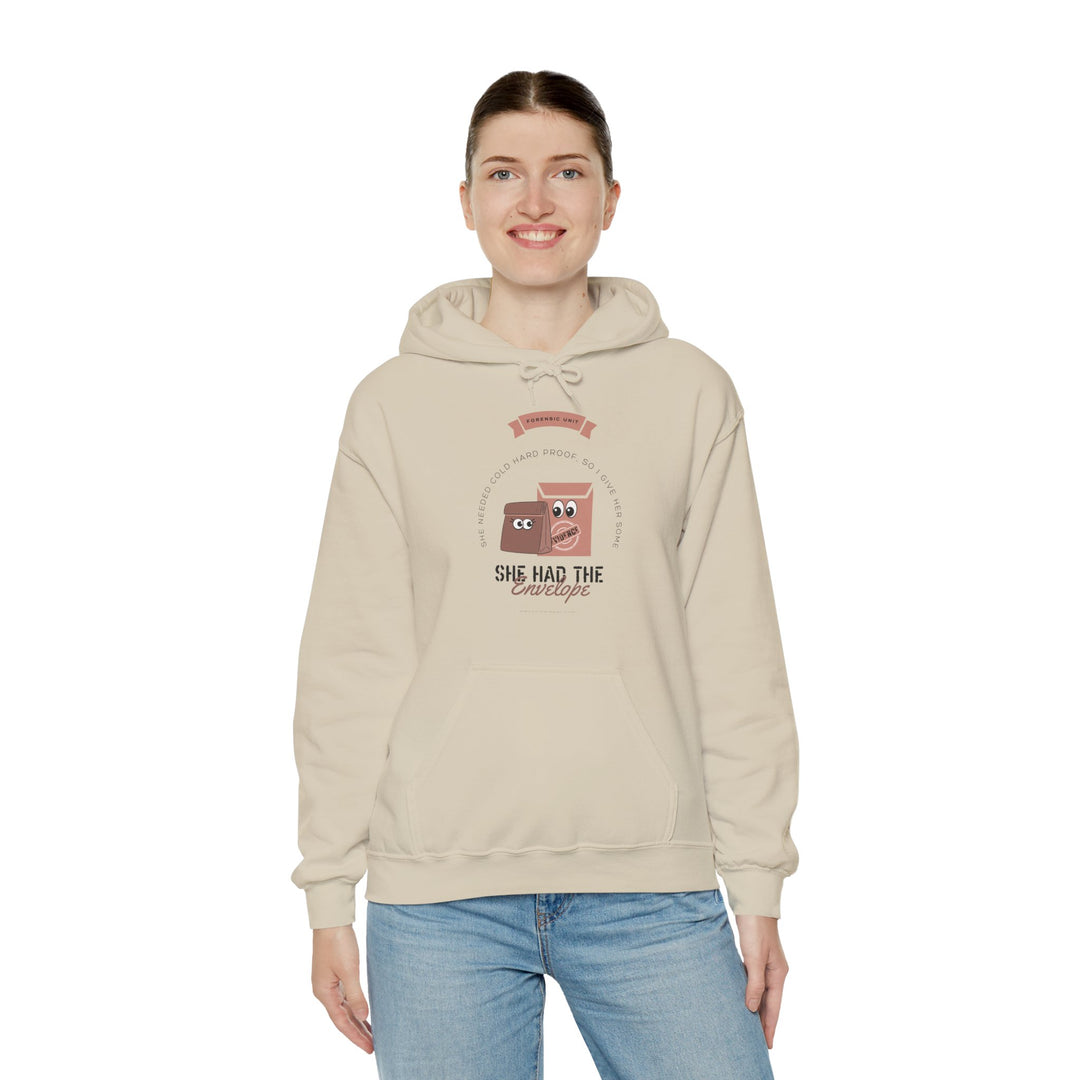 “She Had the Envelope” Unisex Heavy Blend™ Hooded Sweatshirt