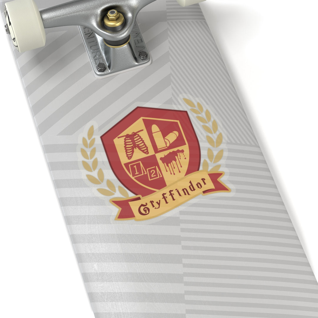 Crimson & Gold Forensic Valor Vinyl Adhesive Sticker