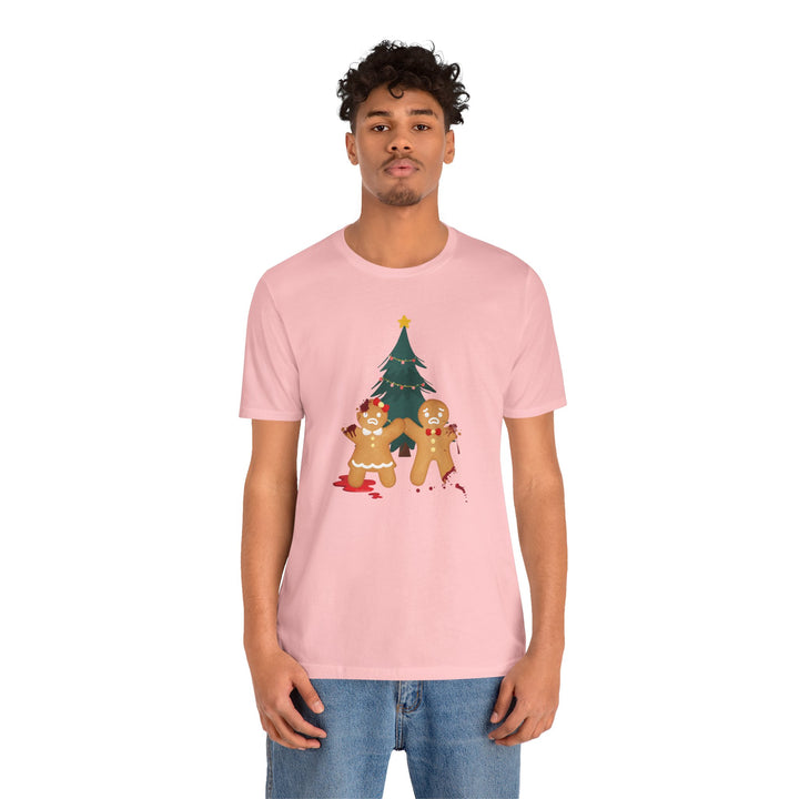"Gingerbread Crime Scene" Unisex Jersey Short Sleeve Tee