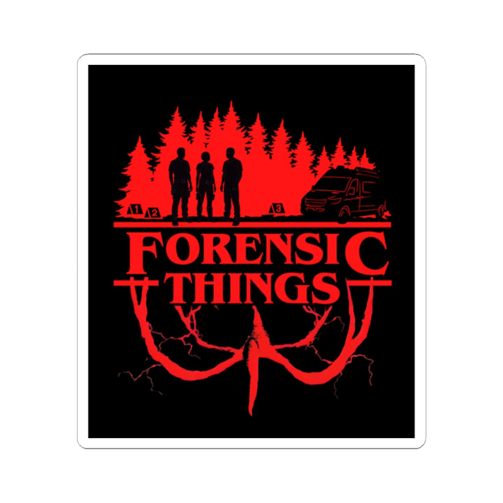 "Forensic Things" Vinyl Adhesive Sticker