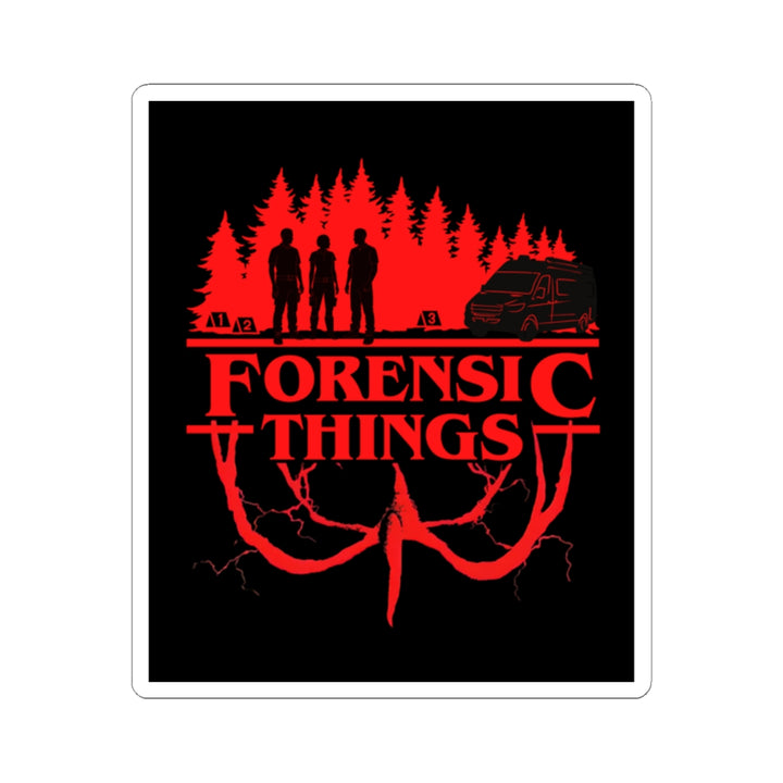 "Forensic Things" Vinyl Adhesive Sticker