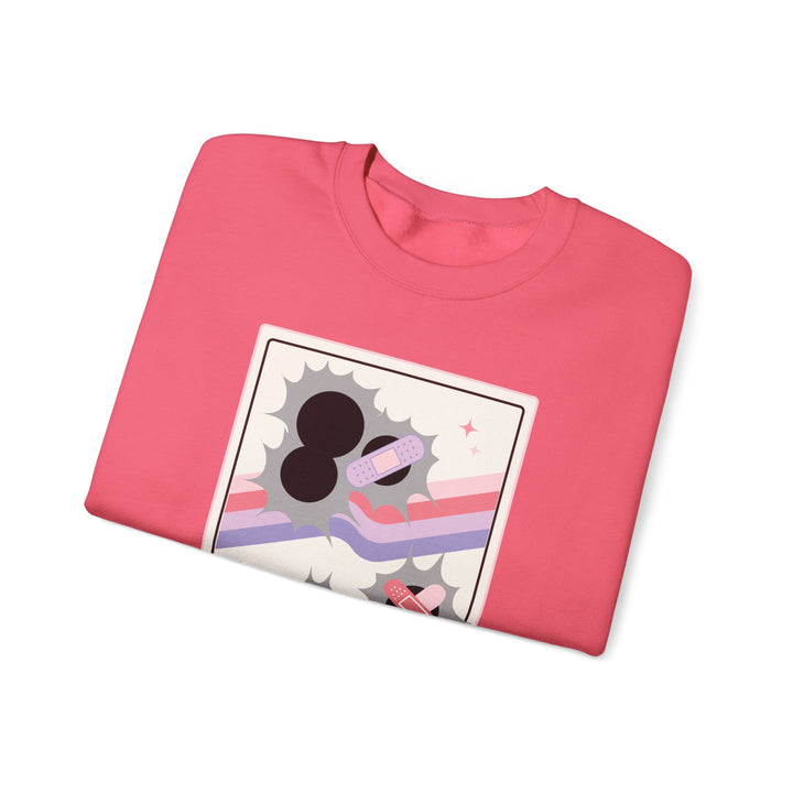 “Bullet Holes – Bandaids Don’t Fix Them” Unisex Heavy Blend™ Crewneck Sweatshirt