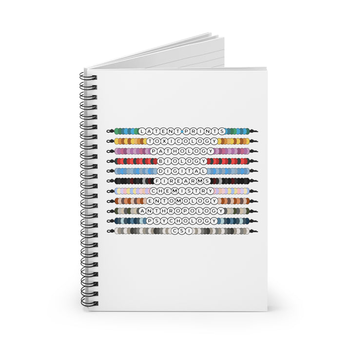 "Forensic Besties" Spiral Notebook - Ruled Line