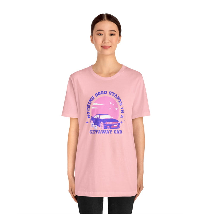 "Getaway Car" Unisex Jersey Short Sleeve Tee
