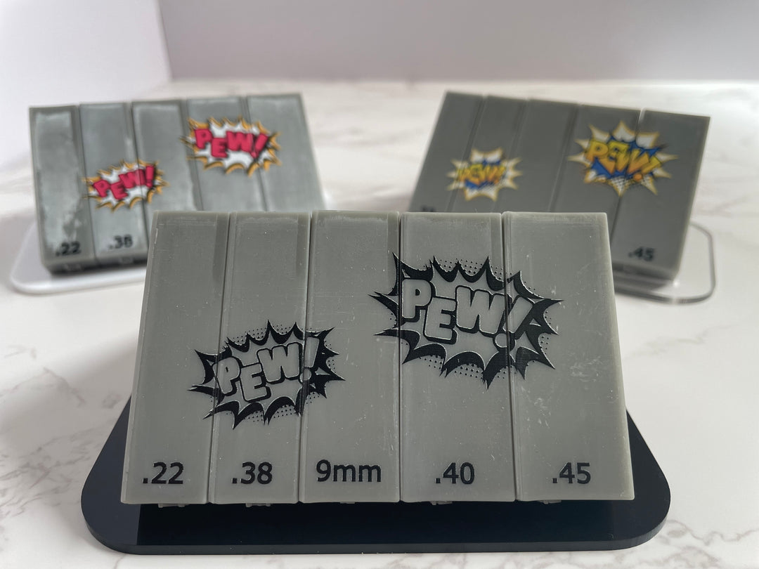 Fired Cartridge Case Evidence Scales - Set of 5