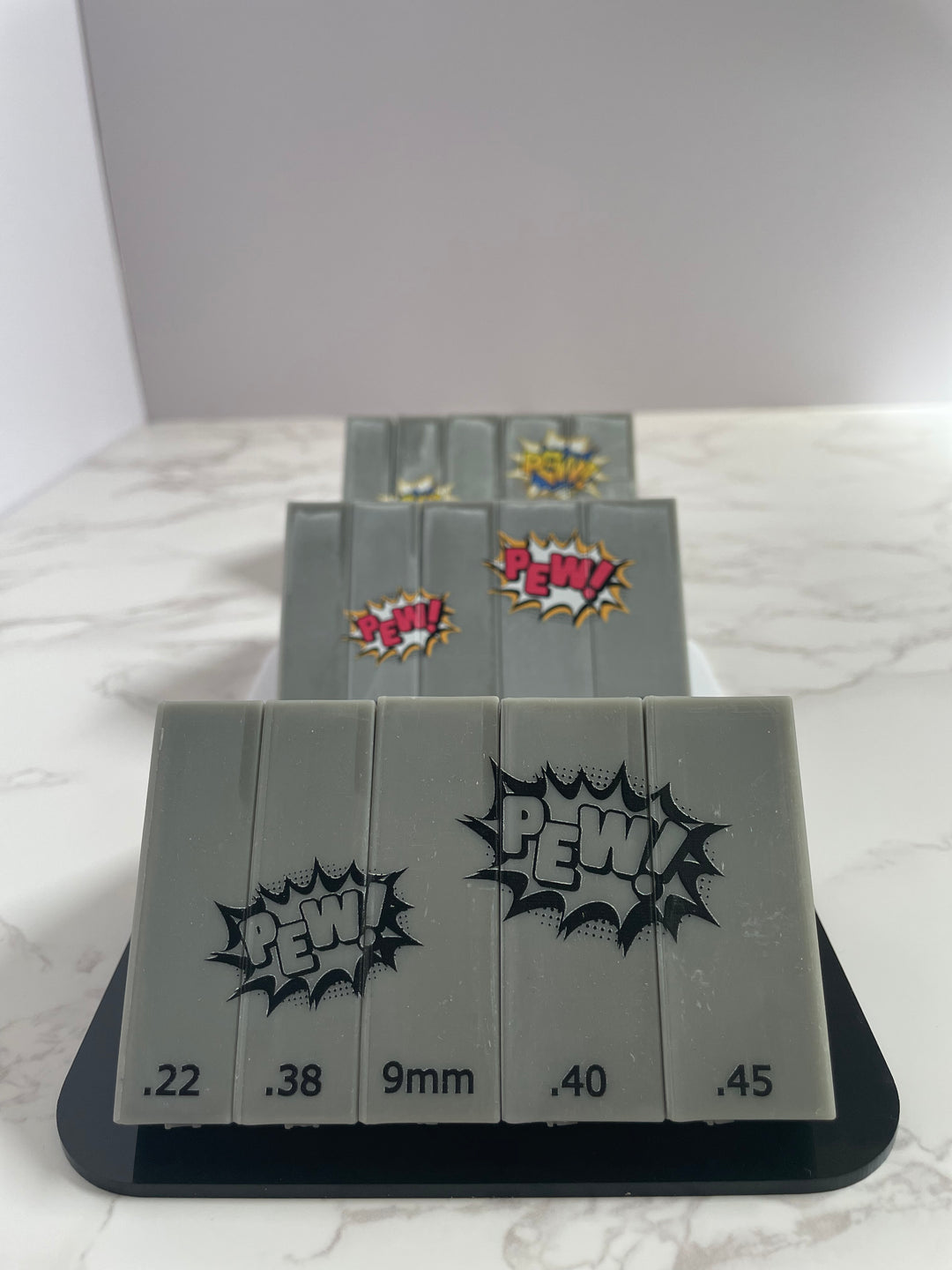 Fired Cartridge Case Evidence Scales - Set of 5